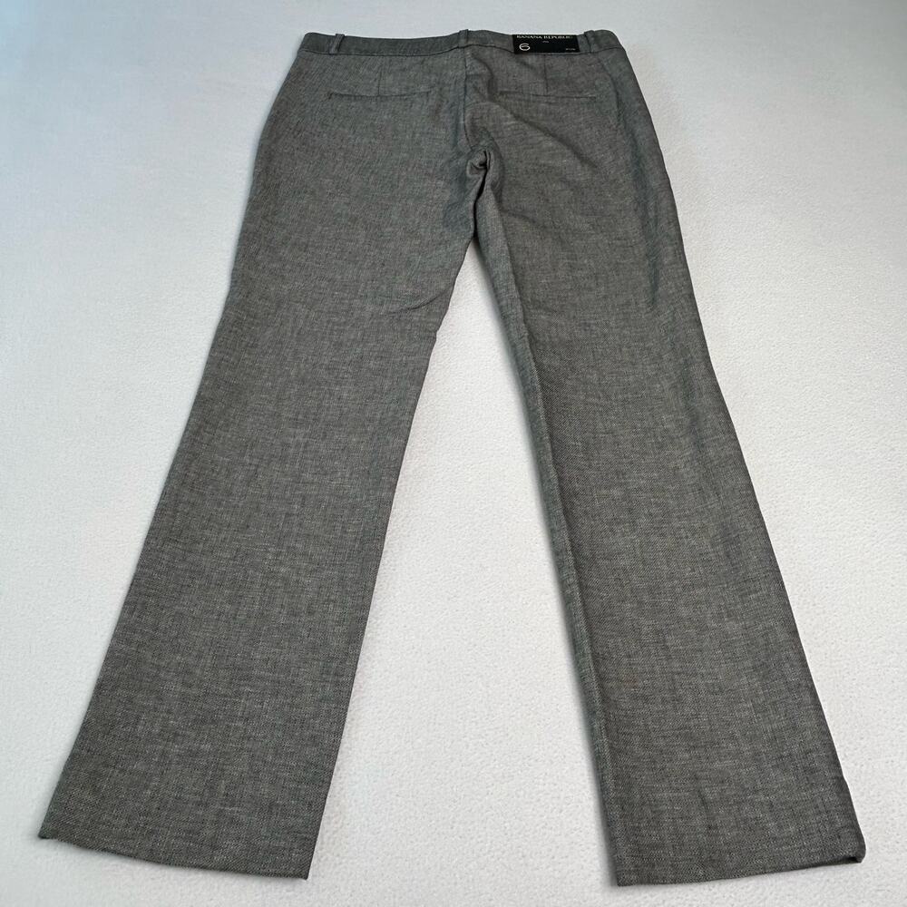 Banana Republic Womens Size 6 NWT Ryan Straight Leg Pant Gray 167182 - Picture 5 of 9